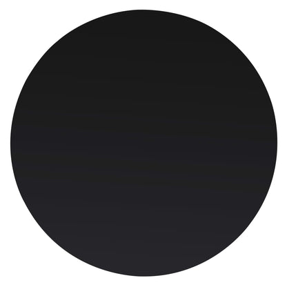 Table Top Tempered Glass Round 400 mm - Black