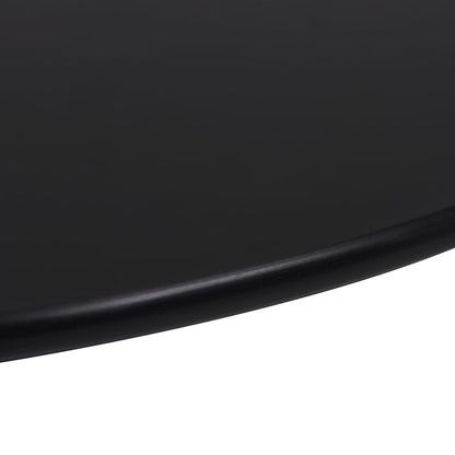 Table Top Tempered Glass Round 400 mm - Black