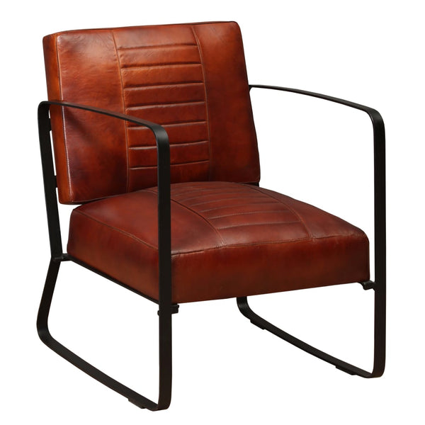  Lounge Chair Brown Genuine Leather