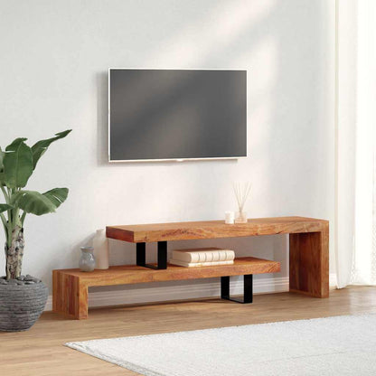 TV Stand Solid Acacia Wood - 112×30×40cm