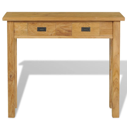 Console Table Solid Teak - 90×30×80cm