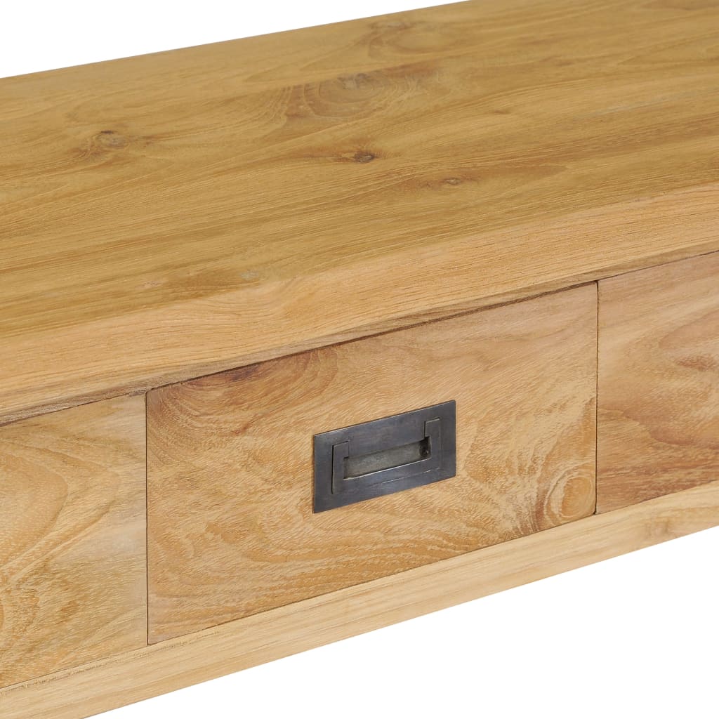 Console Table Solid Teak - 90×30×80cm