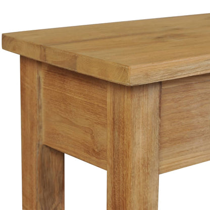 Console Table Solid Teak - 120×30×80cm