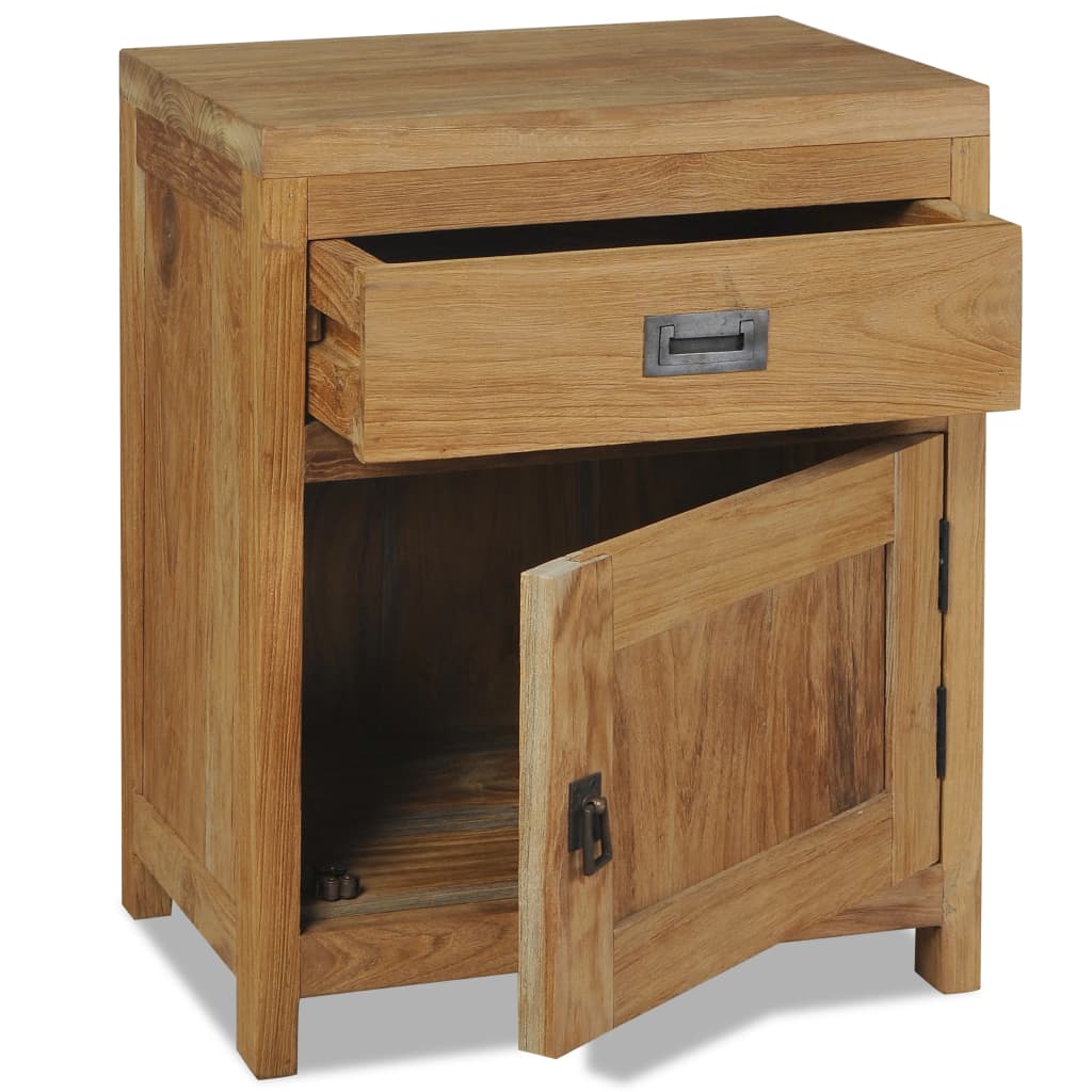 Bedside Cabinet Solid Teak