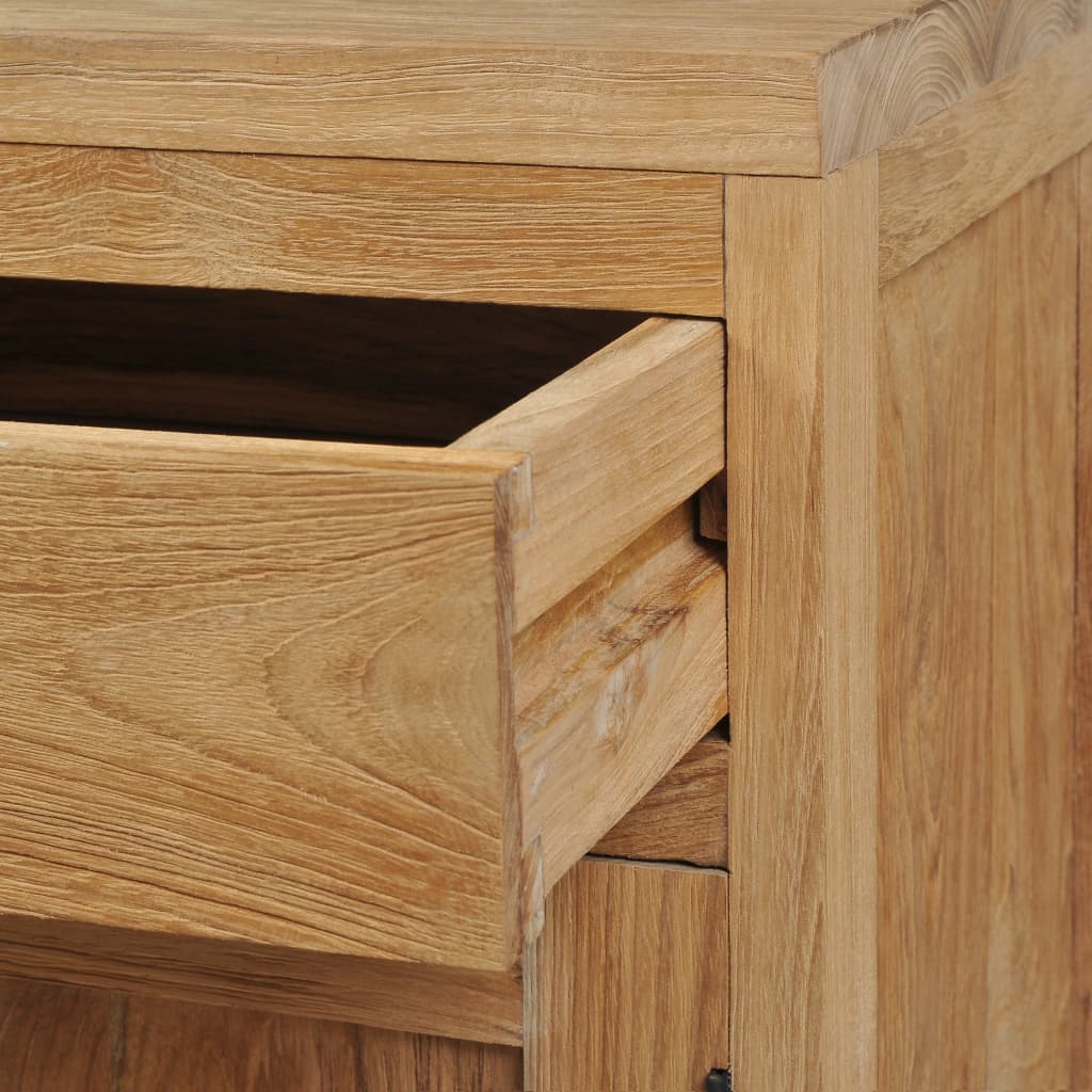 Bedside Cabinet Solid Teak