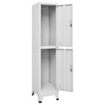 Locker Cabinet with 2 Compartments