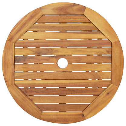 3 Piece Folding Bistro Set solid Acacia Wood - 60×74cm