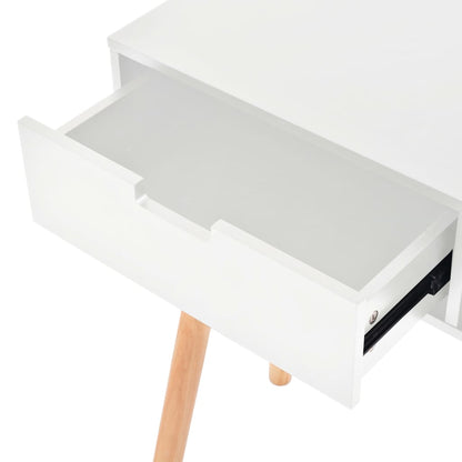 Console Table Solid Pinewood White