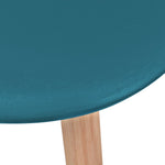 Dining Chairs 6 pcs Turquoise Plastic