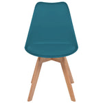 Dining Chairs 2 pcs Turquoise Faux Leather
