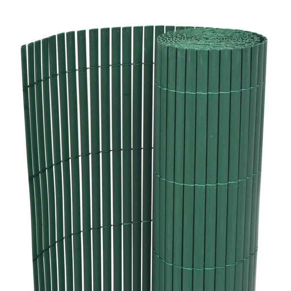  Double-Sided Garden Fence PVC Green