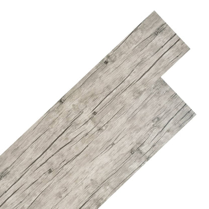 PVC Flooring Planks 5.26 mÃ‚Â² 2 mm Oak Washed