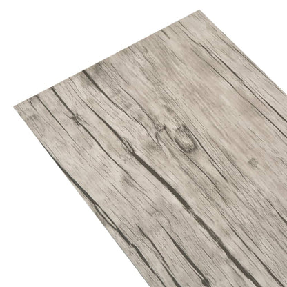 PVC Flooring Planks 5.26 mÃ‚Â² 2 mm Oak Washed