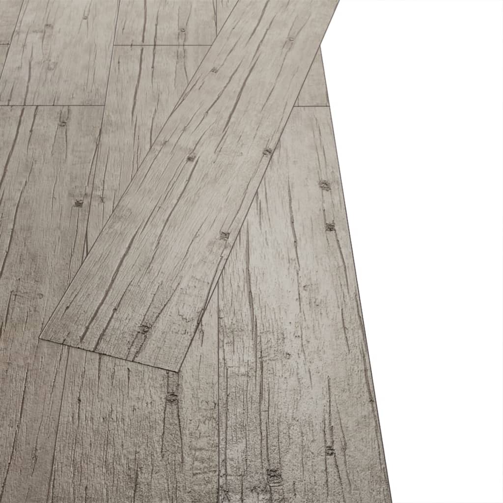 PVC Flooring Planks 5.26 mÃ‚Â² 2 mm Oak Washed