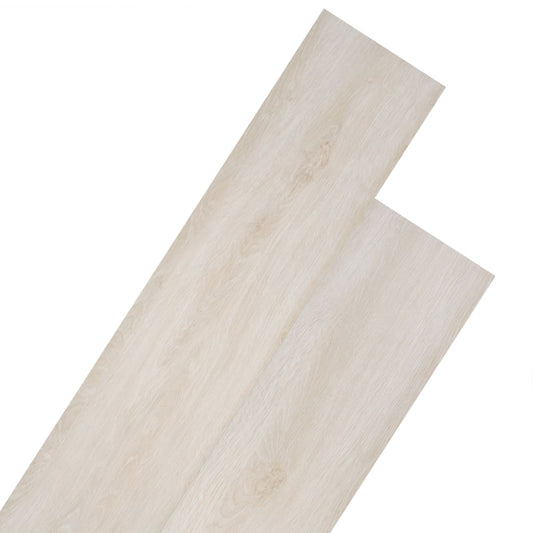 PVC Flooring Planks 5.26 mÃ‚Â² 2 mm Oak Classic White
