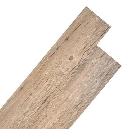 PVC Flooring Planks 5.26 mÃ‚Â² 2 mm Oak Brown