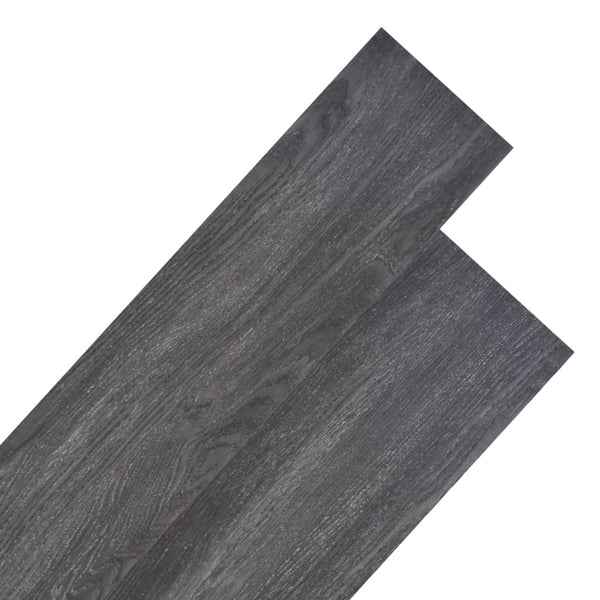  PVC Flooring Planks 5.26 mÃ‚Â² 2 mm Black and White