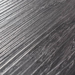 PVC Flooring Planks 5.26 mÃ‚Â² 2 mm Black and White