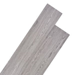 PVC Flooring Planks 5.26 mÃ‚Â² 2 mm Dark Grey