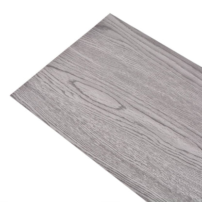 PVC Flooring Planks 5.26 mÃ‚Â² 2 mm Dark Grey