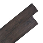 PVC Flooring Planks 5.26 mÃ‚Â² 2 mm Oak Dark Grey