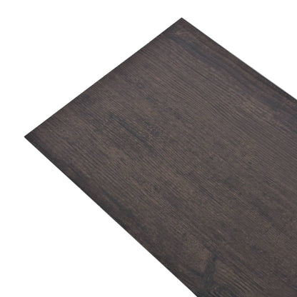 PVC Flooring Planks 5.26 mÃ‚Â² 2 mm Oak Dark Grey