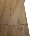 Self-adhesive PVC Flooring Planks 5.02 mÃ‚Â²  2 mm Walnut Brown