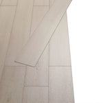 Self-adhesive PVC Flooring Planks 5.02 mÃ‚Â² 2 mm Oak Classic White