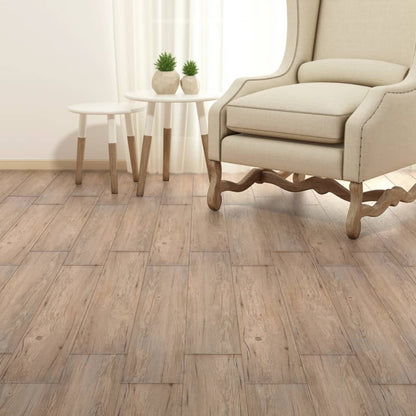 Self-adhesive PVC Flooring Planks 5.02 mÃ‚Â² 2 mm Oak Brown