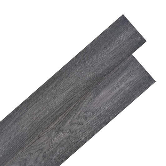 Self-adhesive PVC Flooring Planks 5.02 mÃ‚Â² 2 mm Black and White