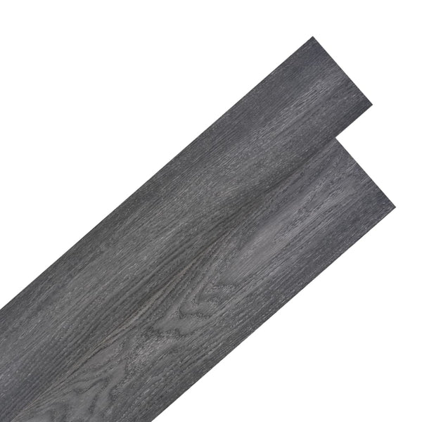  Self-adhesive PVC Flooring Planks 5.02 mÃ‚Â² 2 mm Black and White