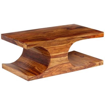 Coffee Table Solid Sheesham Wood - 90×50×35cm