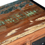 Rustic 16-Bottle Wine Rack Solid Reclaimed Wood Bar or Kitchen Use