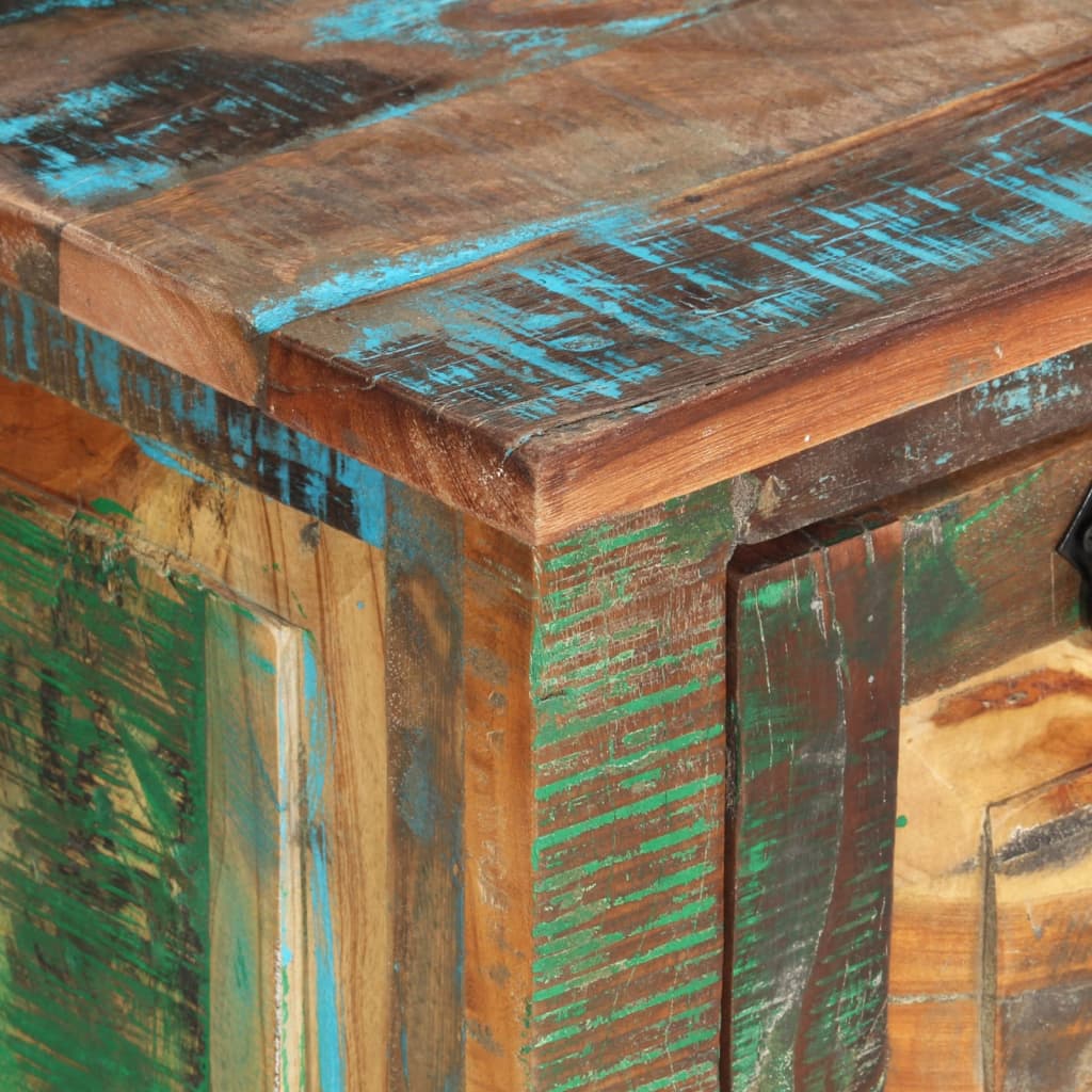 Shoe Storage Bench Solid Reclaimed Wood Entryway Hallway Organiser Seat