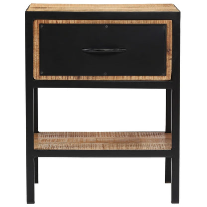 Bedside Cabinet Solid Mango Wood