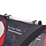 Kids' Bicycle Trailer Red and Black 30 kg