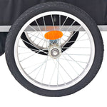 Kids' Bicycle Trailer Red and Black 30 kg