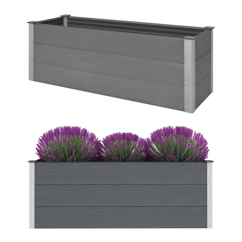 Garden Planter WPC, Grey