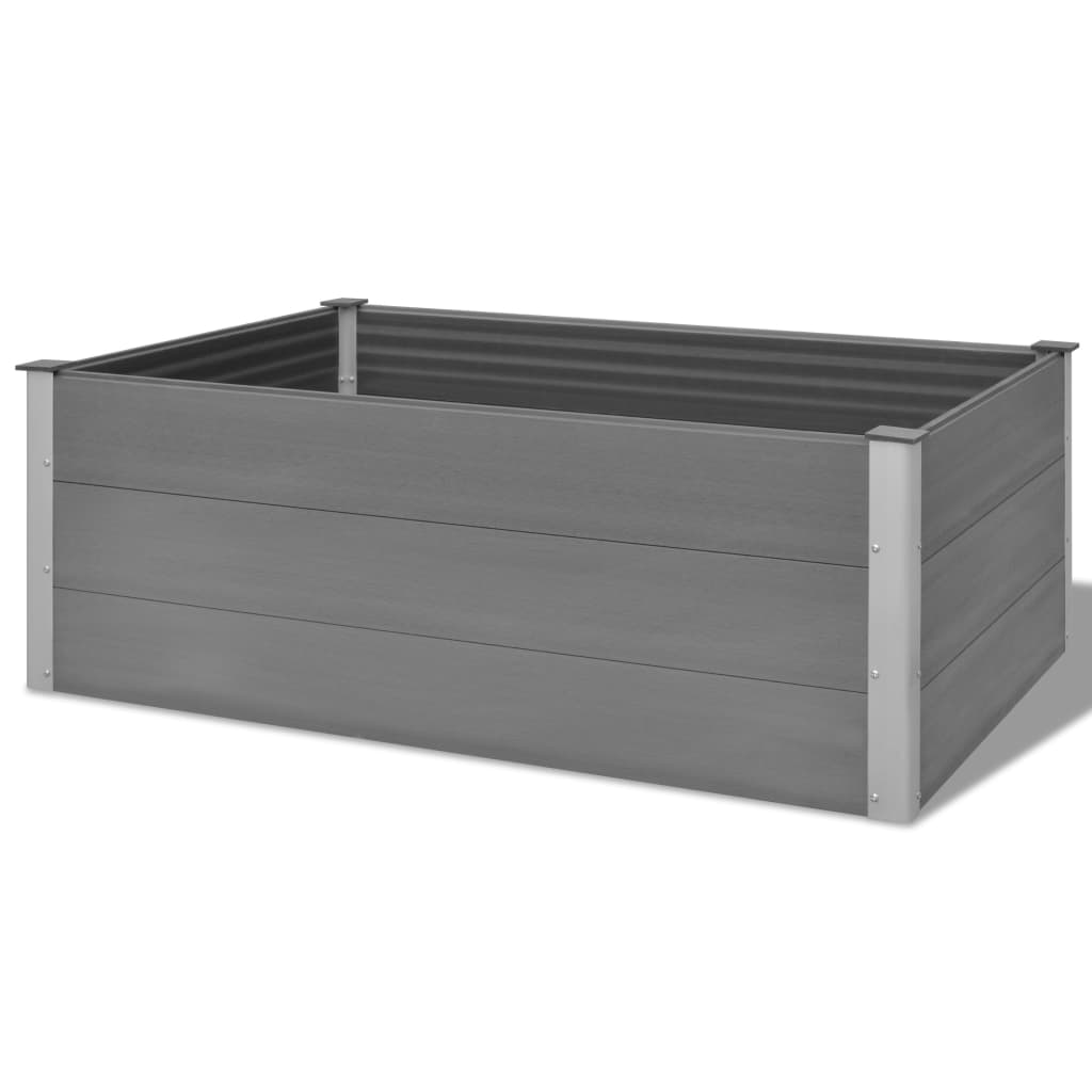 Garden Planter Grey - 150×100×54cm
