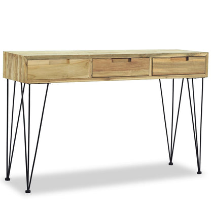 Console Table Solid Teak - 120×35×76cm
