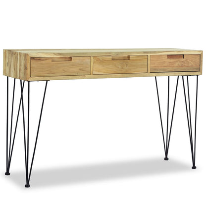 Console Table Solid Teak - 120×35×76cm