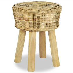 Bar Stool Natural Rattan