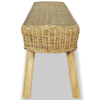 Hall Bench Natural Rattan
