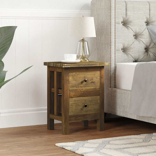 Nightstand Solid Reclaimed Wood