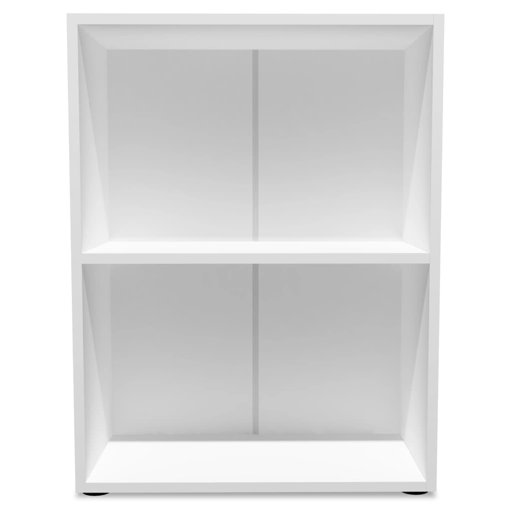 Bookshelf Chipboard White - 60×31×78cm