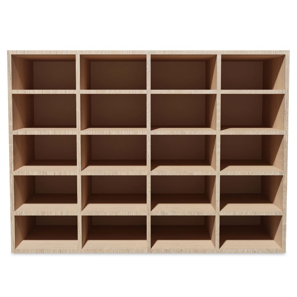 Shoe Rack Chipboard Oak