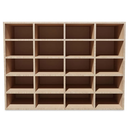 Shoe Rack Chipboard Oak