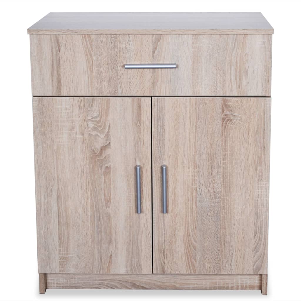 Sideboard Chipboard Durable Oak