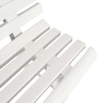 Garden Bench 145,5 cm Plastic White