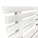 Garden Bench 145,5 cm Plastic White